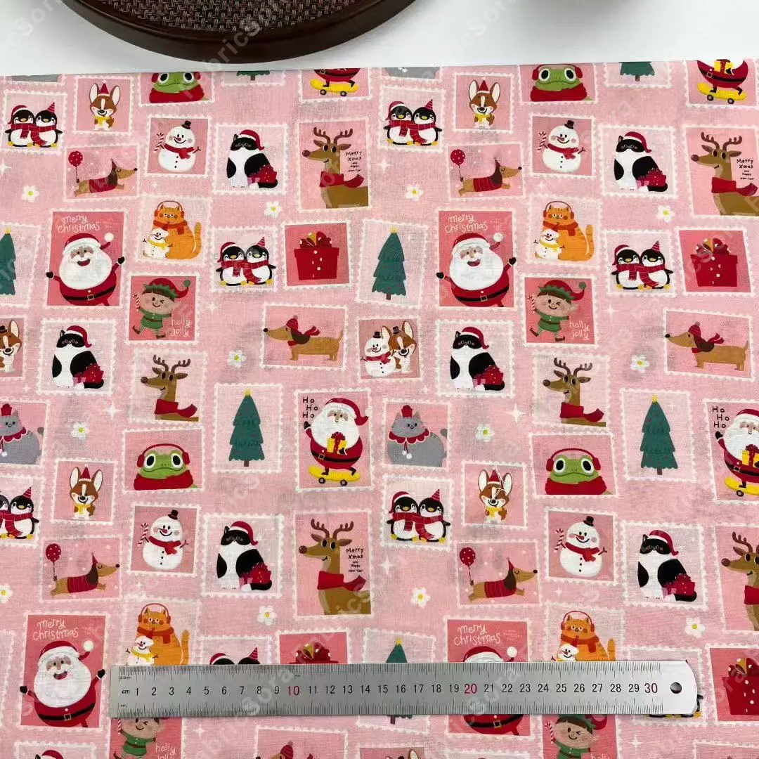 Rollo de cotton Navidad al por mayor con stock disponible