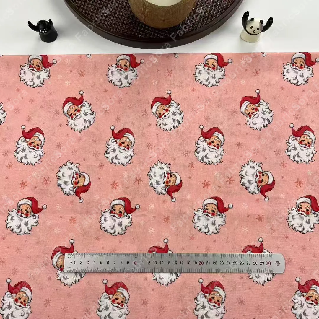 Detalle de color y textura del cotton navideño