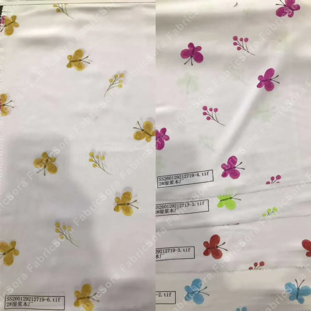 Detalhe de cor e textura do cotton infantil