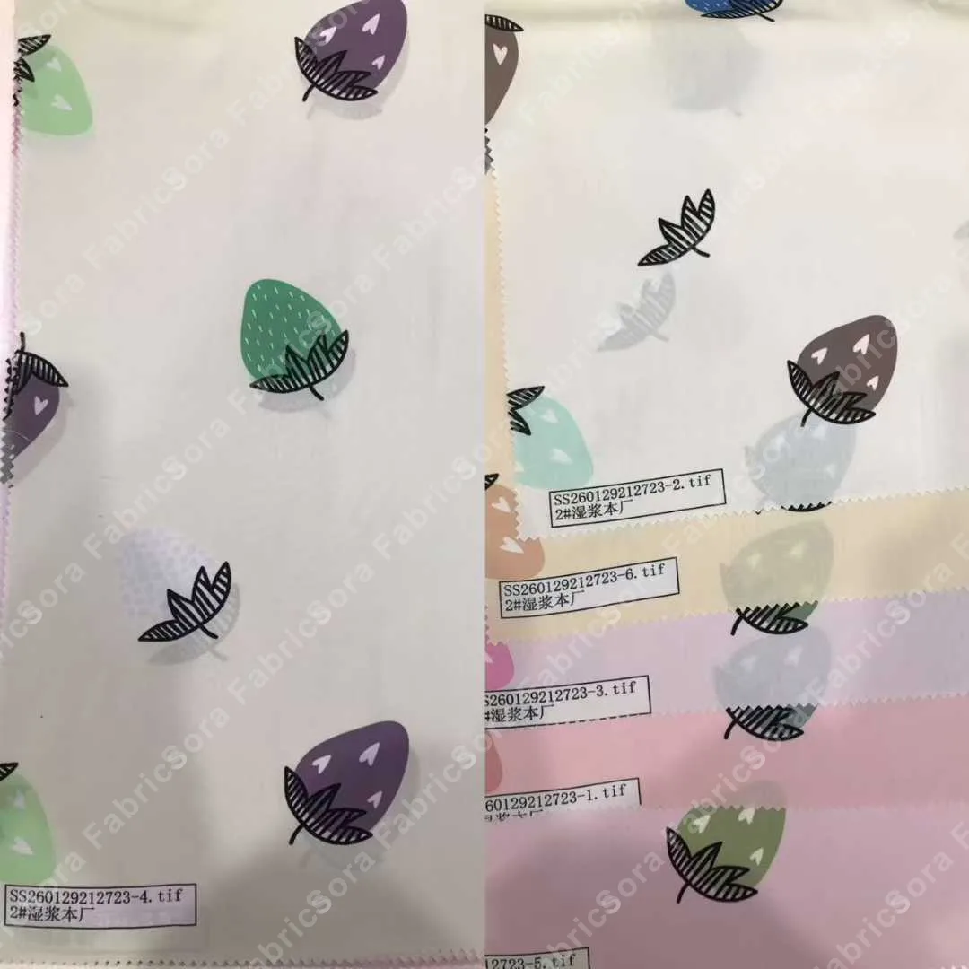 Close-up do design da estampa cotton infantil