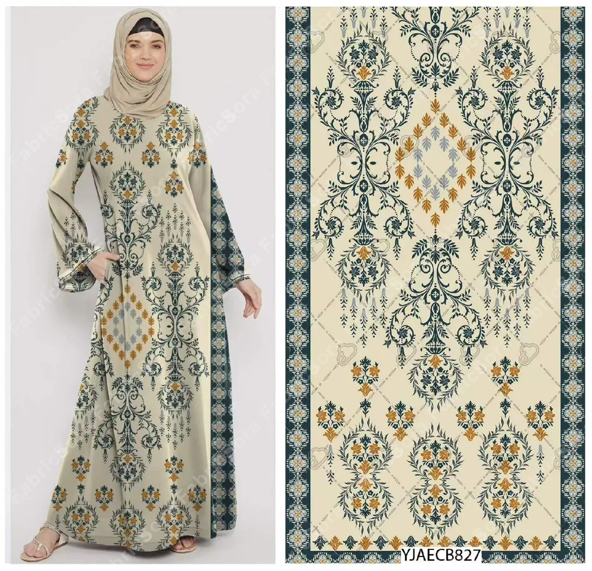 Toptan abaya rayon viscose kumaş hazır stok
