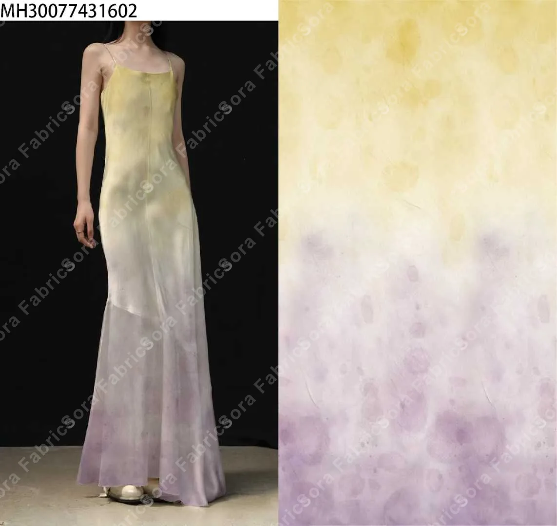 Ombre tie-dye baskı deseni yakın çekim