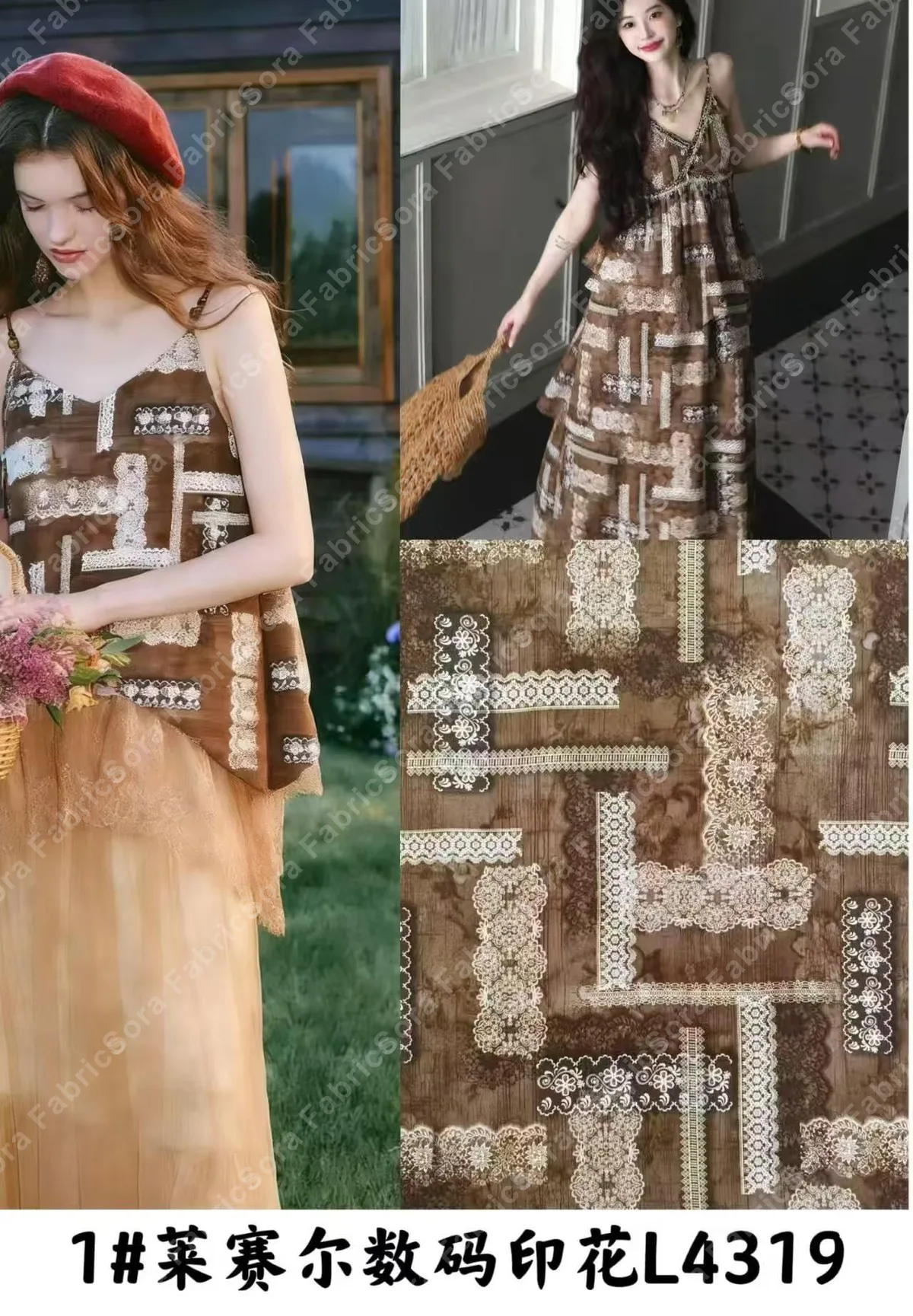 Tela lyocell rayon bohemia para vestidos wrap y blusas