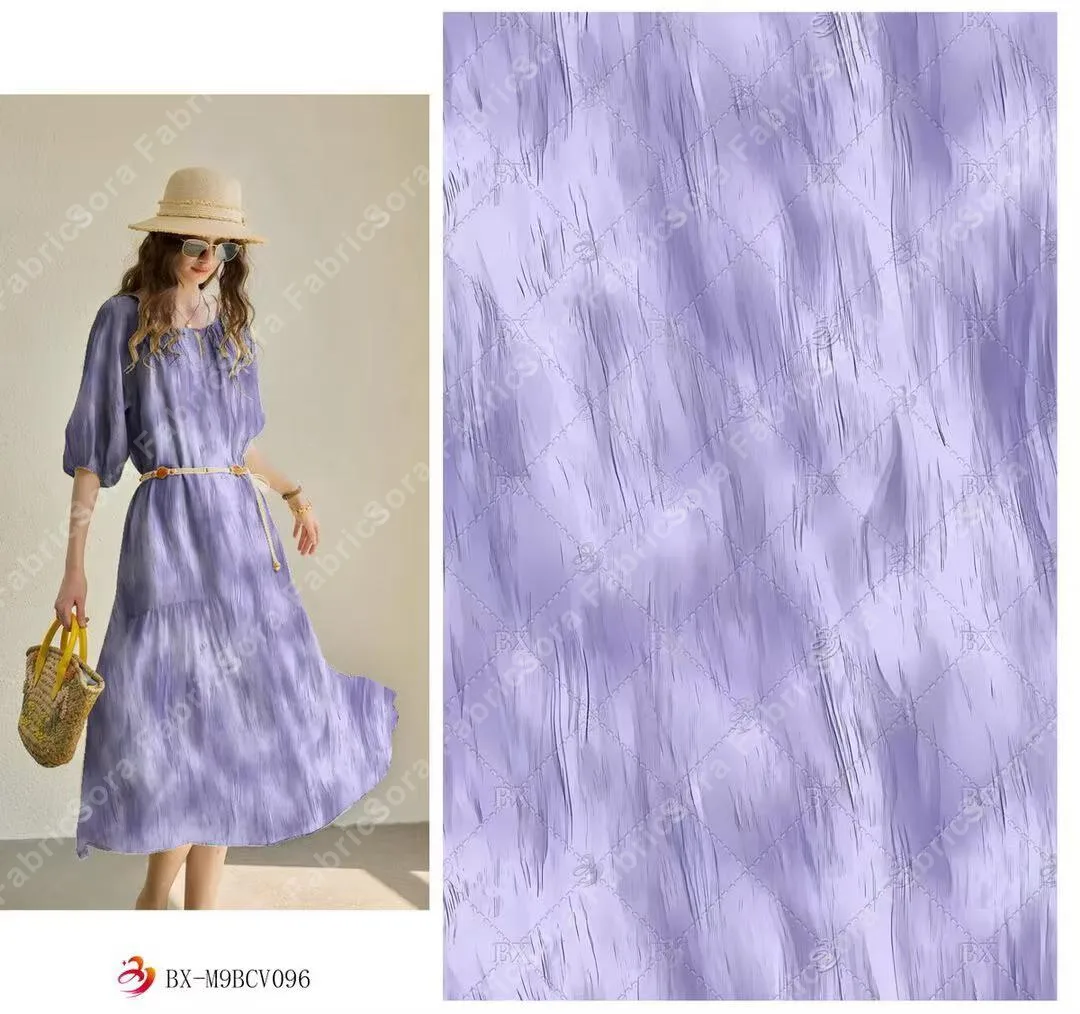 Romantic pink wash rayon for tunic