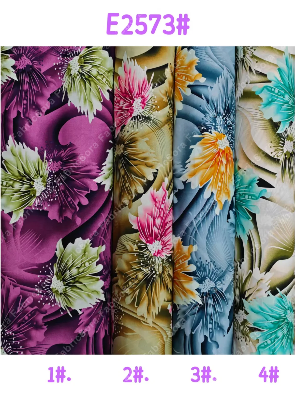 Rolo de tecido floral grande atacado pronta entrega