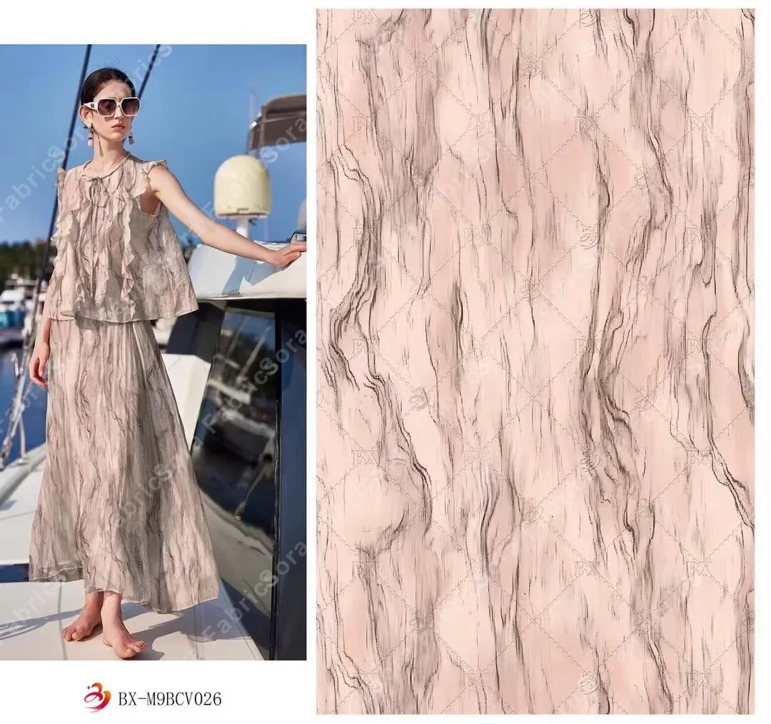 Argyle ground mint rayon fabric detail