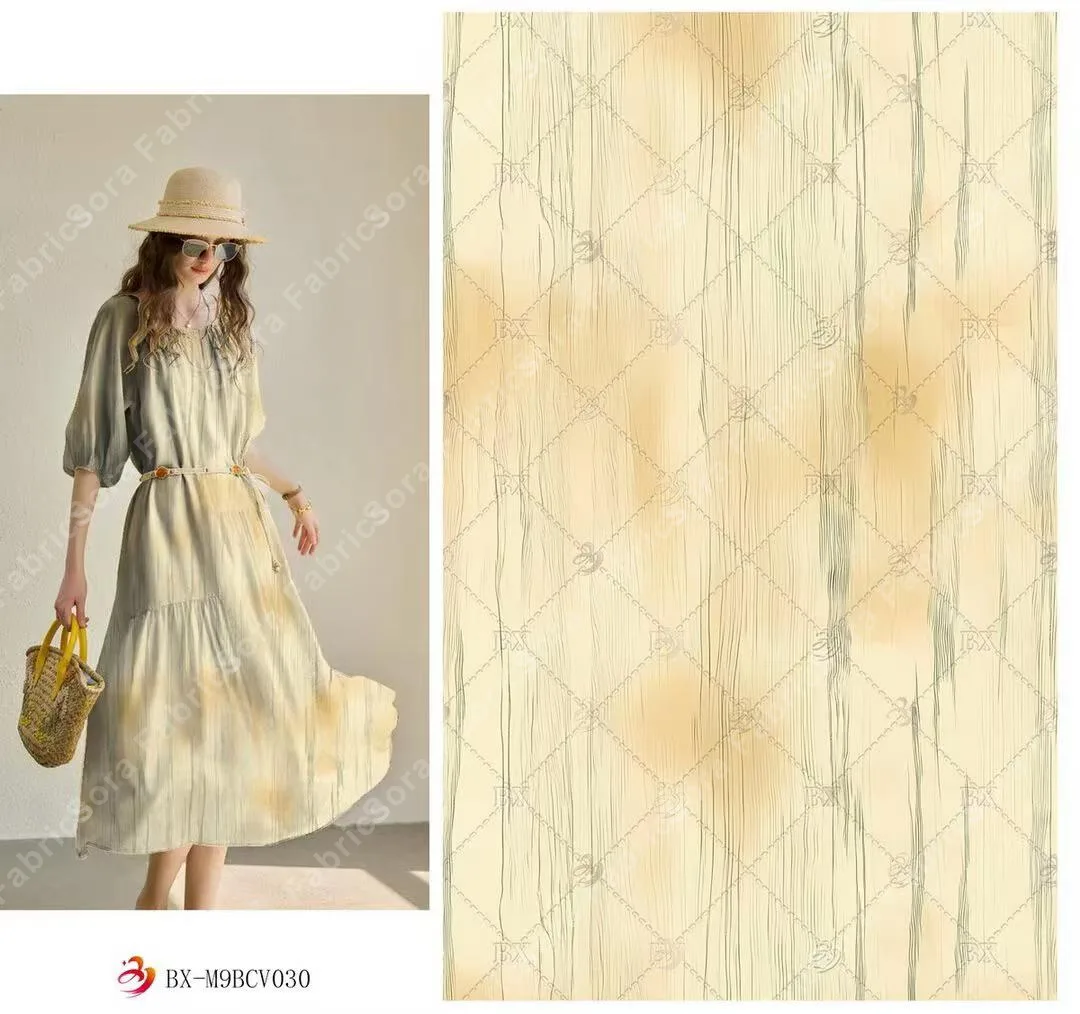 Soft watercolor rayon for tunic and loungewear