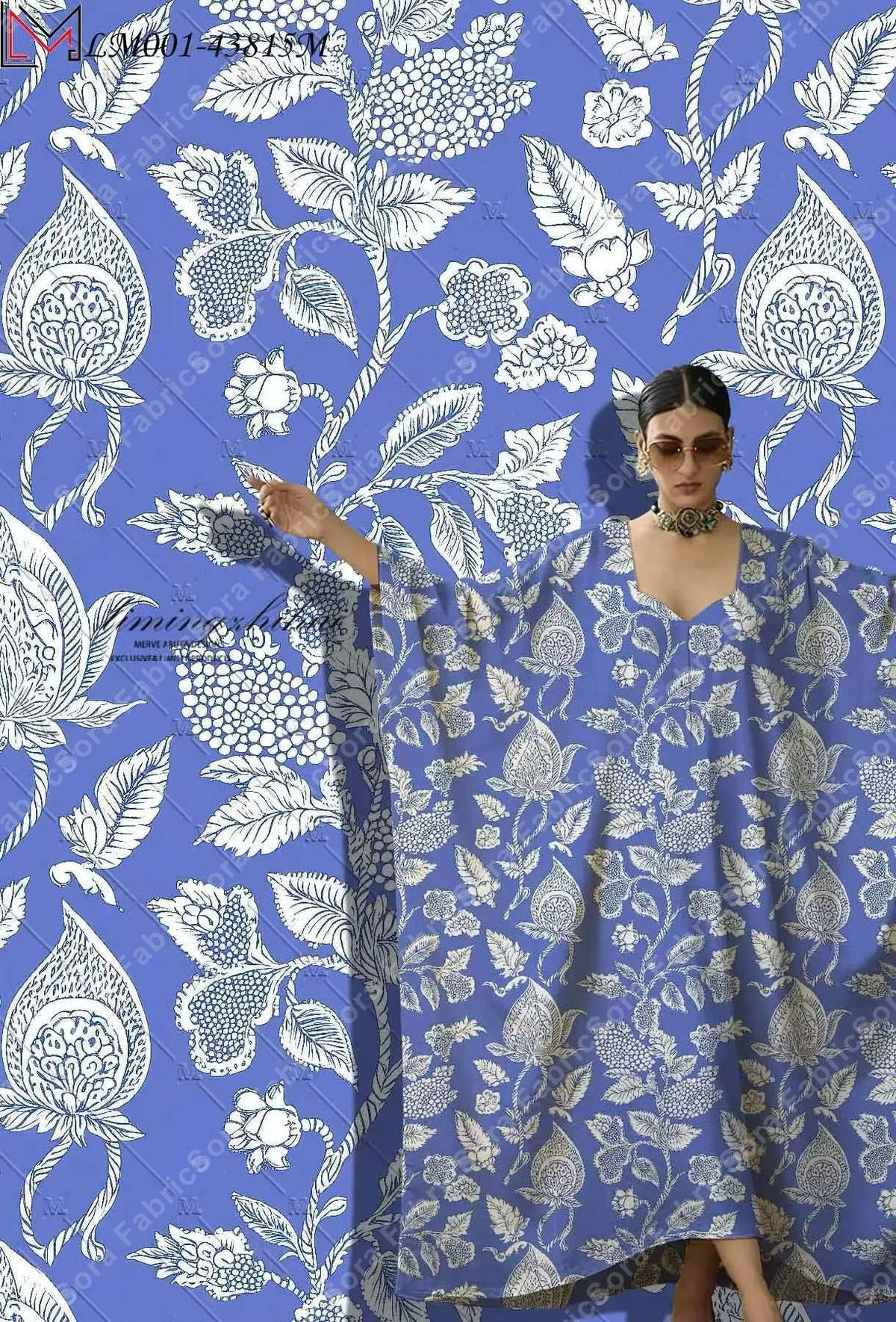 Purple rayon for abaya and jalabiya