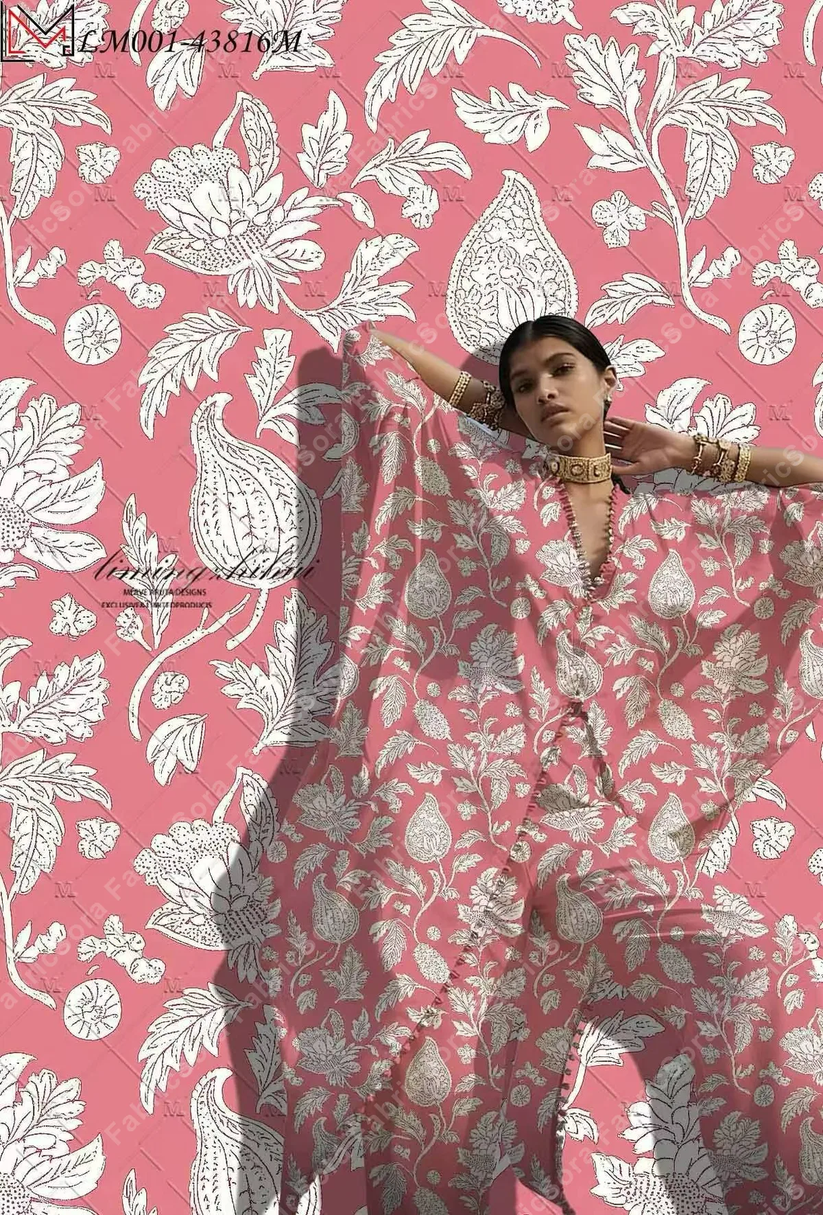 Bulk botanical rayon fabric for ethnic robes