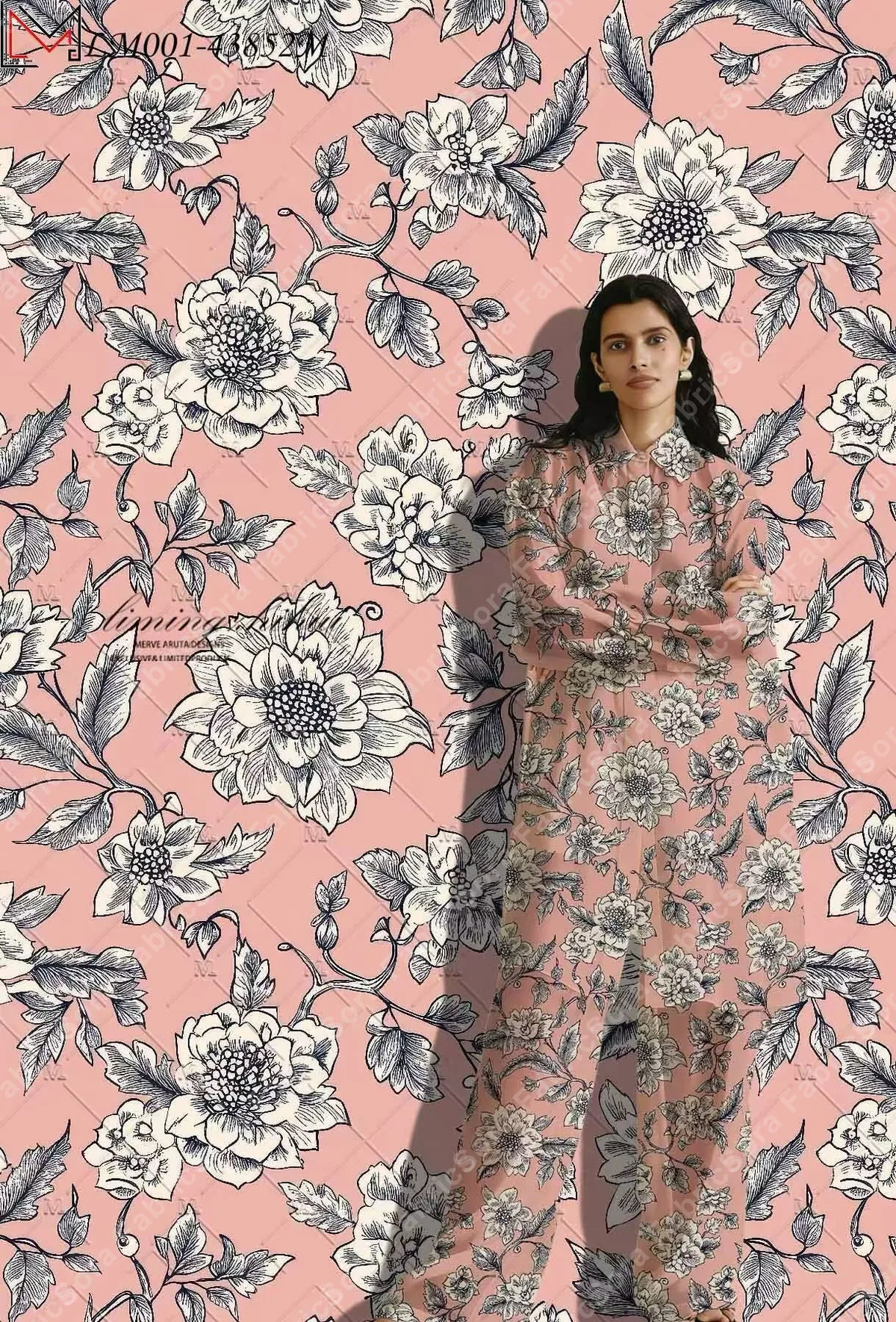 Sarı renkte Orta Doğu kaftan rayon kumaşı